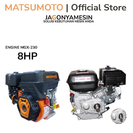 MESIN PENGGERAK BENSIN MGX-230 DAYA POWER 8 HP