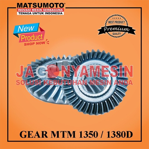 GEAR MESIN TILLER MATSUMOTO MTM 1380 / 1380 D