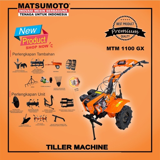 CULTIVATOR | TRAKTOR MINI MATSUMOTO MTM-1100 GX