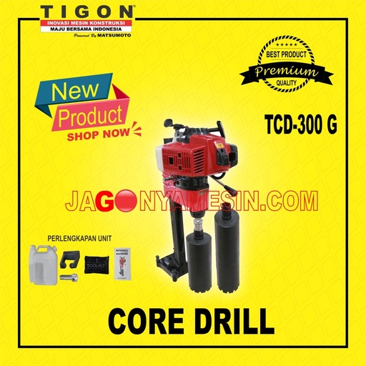 CORE DRILL TIGON TCD-300 G GARANSI RESMI