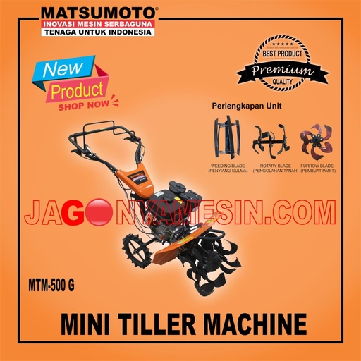 CULTIVATOR | TRAKTOR MINI MATSUMOTO MTM 500 G/BENSIN