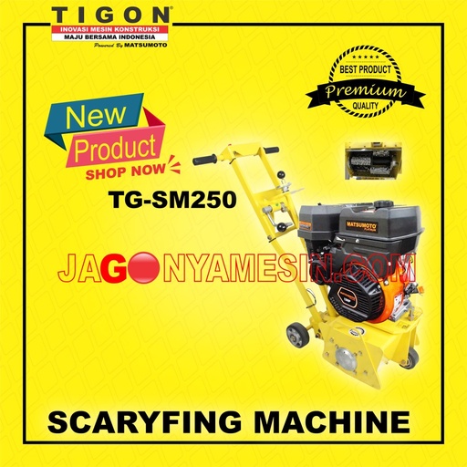 SCARIFYING MESIN PENGGARUK BETON ASPAL TIGON TG-SM250 (GARANSI RESMI)