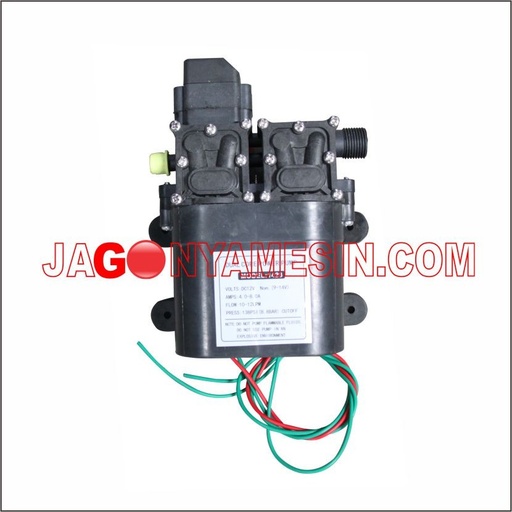 MAHKOTA POMPA DOUBLE PUMP DC 12 V ( GARANSI RESMI )