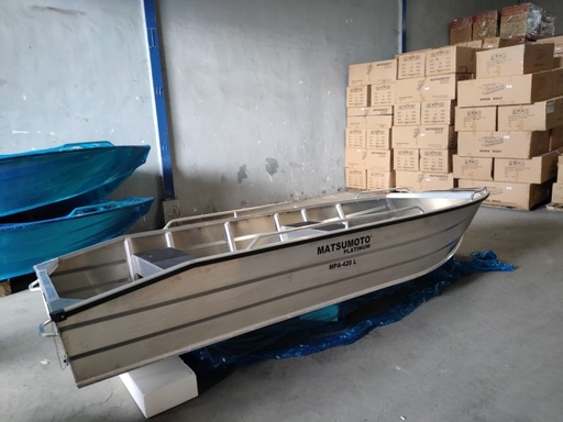 PERAHU ALUMINIUM 7 ORANG SIZE 4.2 M | MATSUMOTO MPA-420 L