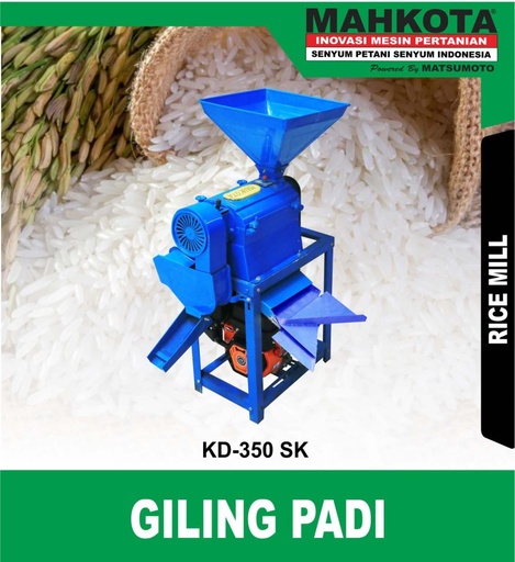 MESIN GILING PADI PEMISAH DEDAK HALUS DAN KASAR - KD-350 SK