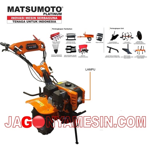 CULTIVATOR TRAKTOR MINI BAJAK TANAH KERING MTM-1050G ( GARANSI RESMI )