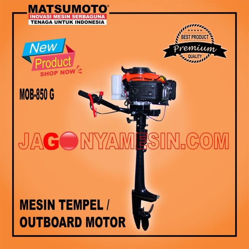 MESIN TEMPEL PERAHU OUTBOARD MOTOR MATSUMOTO MOB 850