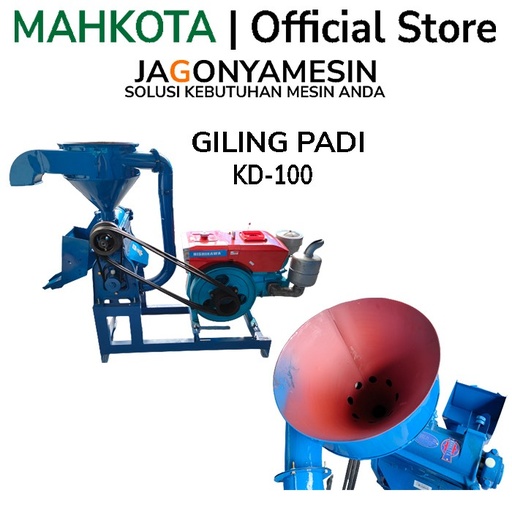 Mesin Giling Padi / Rice Mill Mahkota KD-100