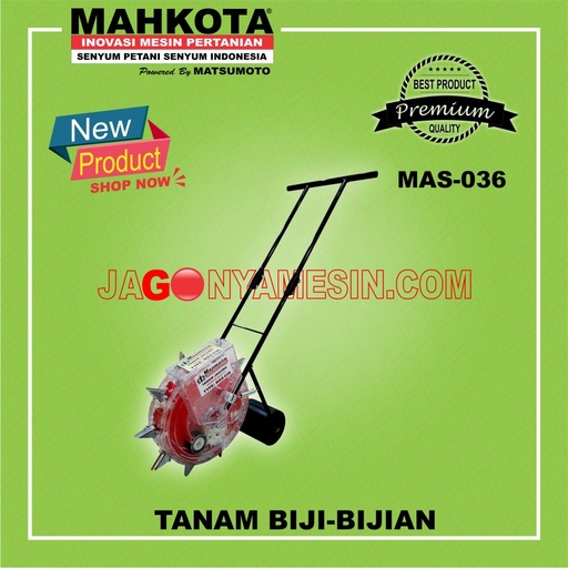 ALAT TANAM JAGUNG BIJI-BIJIAN MAHKOTA MAS-036 10 MULUT | GARANSI RESMI