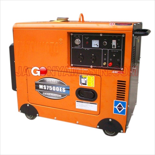 DIESEL GENSET GENERATOR SILENT MDG - 7500 ES 5500 WATT