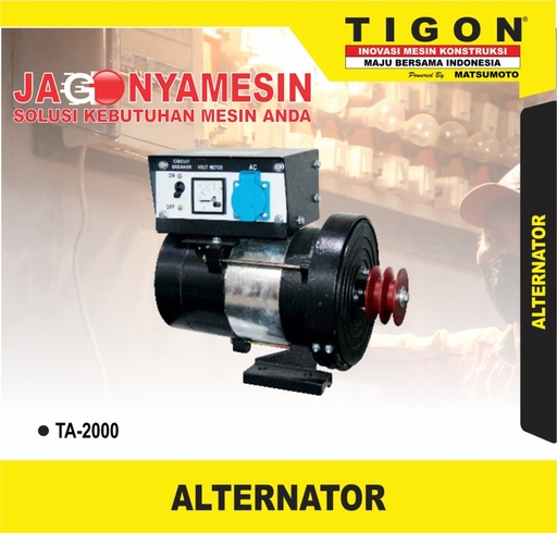 ALTERNATOR TIGON (TA-2000) GARANSI RESMI