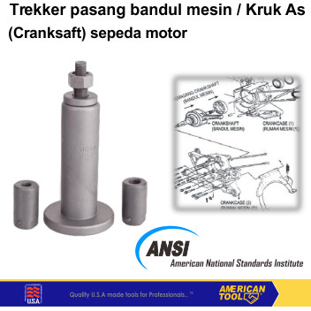 Treker pasang Bandul Mesin / Cranksaft Alignment American Tool 8958040