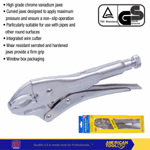 Tang Buaya EXTRA HEAVY DUTY ( Curve Jaws ) American Tool 8957826