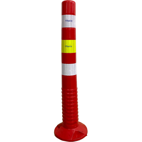 Stick Cone / T Top Bollard Rubber / Pembatas Jalan Karet Tonata