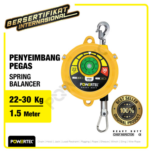 Spring Balancer / Penyeimbang Pegas 22-30 Kg x 1.5 Meter POWERTEC