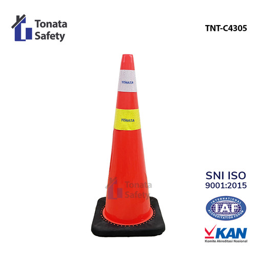 Safety Traffic Cone 90 cm / Kerucut Lalu Lintas Tonata 4.3 Kg