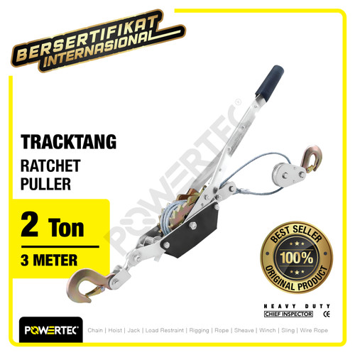 Ratchet Puller 2 Ton x 3 Meter Tracktang Kodokan Puller Grip POWERTEC