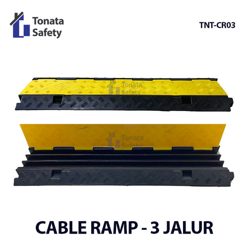 Polisi Tidur Pelindung Kabel / Speed Bump Cable Ramp Protector 3 Line