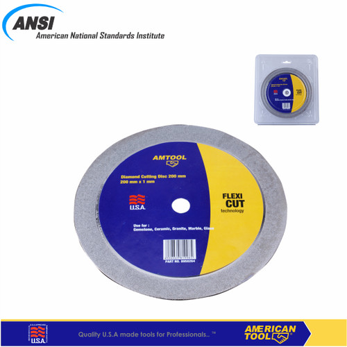 Mata Gerinda potong batu Flexi cut 200mm X 1mm American Tool 8958264