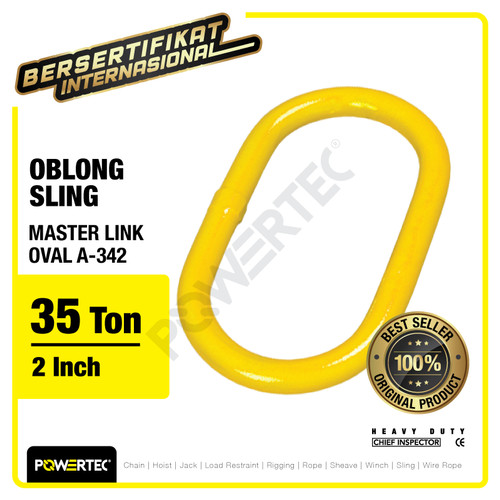 Master Link Oval A-342 35 Ton - 2" POWERTEC