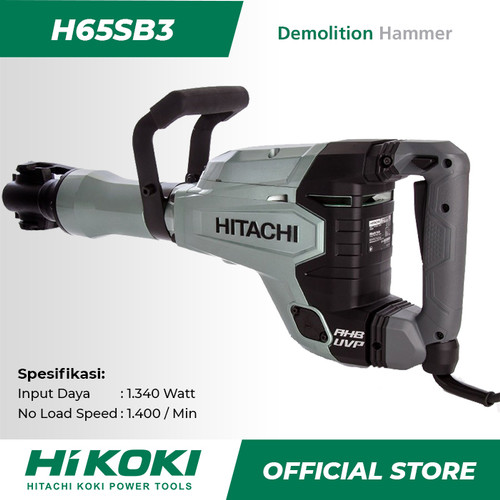 Hitachi Hikoki Demolition Hammer / Mesin Bobok Listrik 1340Watt H65SB3