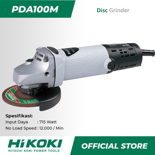 Hitachi Hikoki Angle Grinder / Gerinda Tangan Listrik 715Watt PDA100M