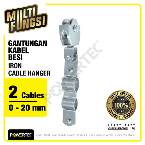 Cable Hanger HC-4 0-20mm Gantungan Kabel Carrier Roller Sling POWERTEC