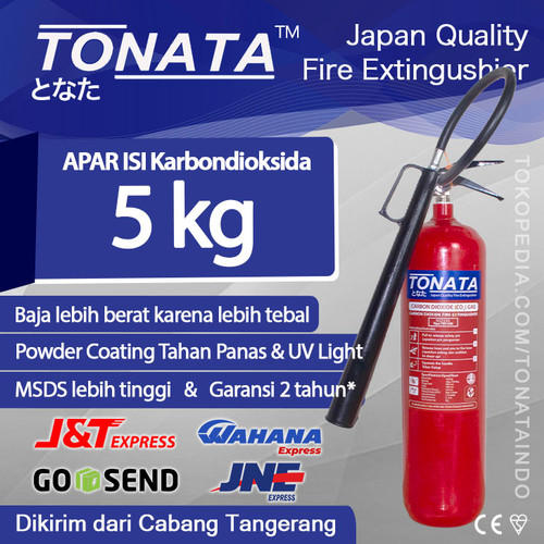 APAR 5KG Karbondioksida (CO2) TONATA / Set Komplit