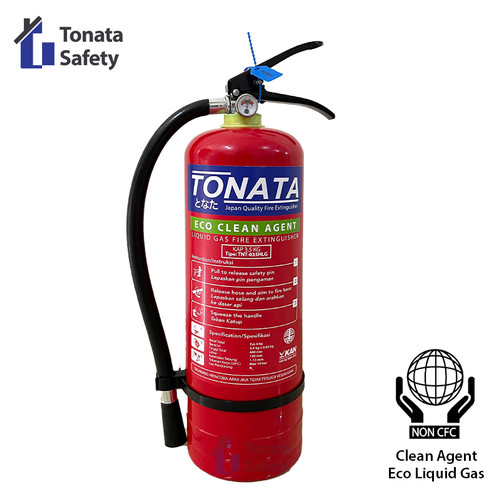 APAR 3.5 kg Tonata Clean Agent Eco Liquid Gas / Set Komplit