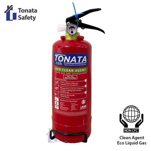 APAR 1 kg Tonata Clean Agent Eco Liquid Gas / Set Komplit