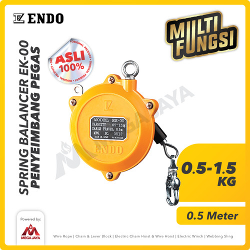 Spring Balancer / Penyeimbang Pegas EK-00 0.5-1.5 Kg x 0.5 Meter ENDO