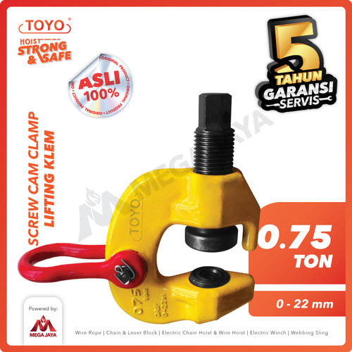 Screw Cam Clamp / Klem Angkat 0.75 Ton TOYO