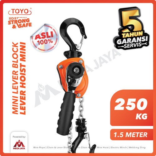 Mini Lever Block / Lever Hoist 250 Kg x 1.5 Meter TOYO