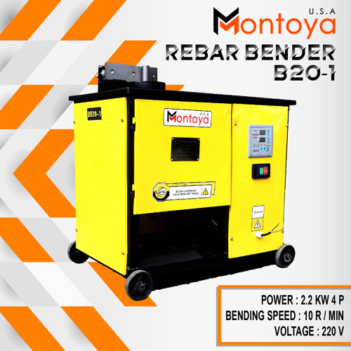 Bar Bending Electric Mesin Penekuk Besi Ulir Montoya BB20 1 Phase