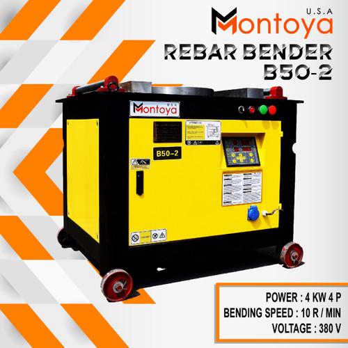 Bar Bender Electric Mesin Pembengkok Besi Ulir Montoya BB 50-2