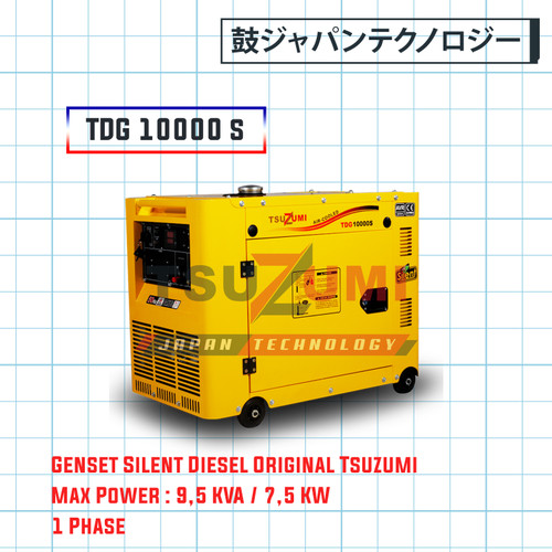 Genset Silent Tsuzumi TDG 10000 S