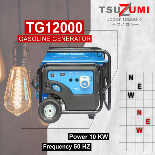 Genset Open Tsuzumi 11 kva 9000 watt TG12000