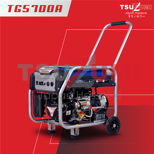 Genset bensin 3500 watt TSUZUMI TG5700A 3200 3000 watt autochoke 3 kva