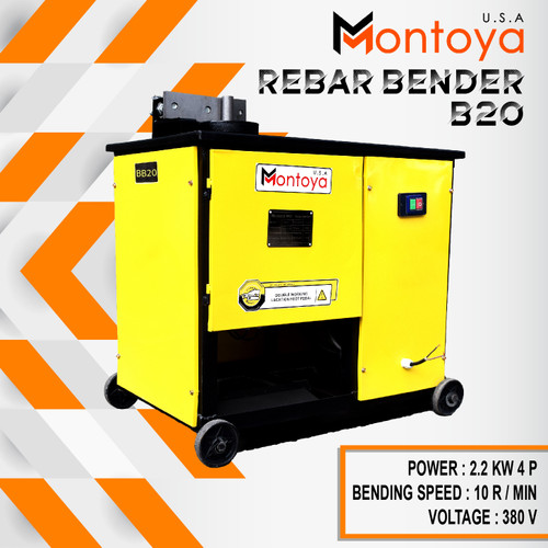 Bar Bending Electric Mesin Pembengkok Besi BB20 3 phase Montoya