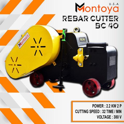 Bar Cutting Electric Mesin Pemotong Besi Ulir Montoya BC 40