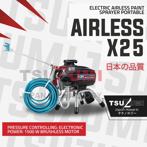 Airless X25 Mesin Cat Spray Tsuzumi