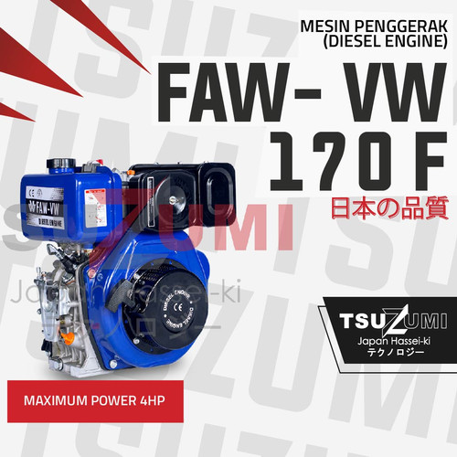 Diesel Engine / Mesin penggerak diesel Solar FAW-VW 170F Tsuzumi