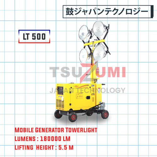 Mobile Generator Light Tower LT 500 Tsuzumi