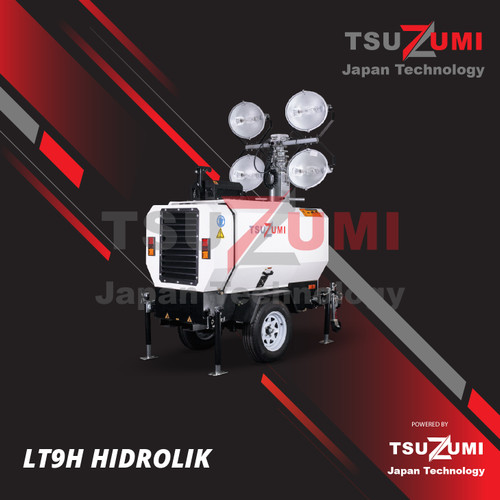 Genset Tower light TSUZUMI LT9H Hydraullic TOWERLIGHT