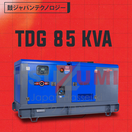 Genset Silent Heavy Duty 64000 Watt TSUZUMI TDG 85