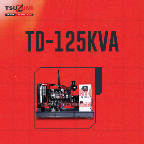 Genset TD 125 KVA 10000 watt 6 Cilinder Turbo ZD by Tsuzumi Japan