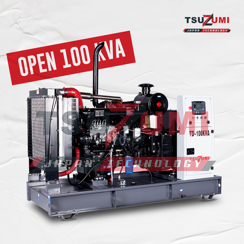 Genset 100 KVA TSUZUMI original 100 % Powerfull TD 100 KVA Watercooled