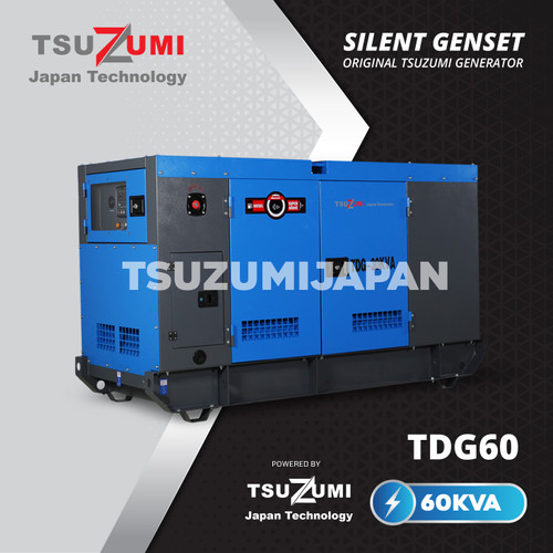 Genset 60 KVA Silent 50000 Watt - Tsuzumi TDG60