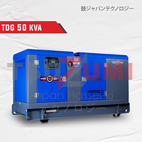 Genset TDG 50 KVA Silent 40000 Watt Heavy Duty by Tsuzumi Japan