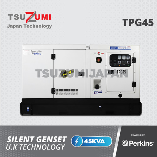 Genset Silent TPG 45 KVA Perkins Stamford Original Tsuzumi Japan